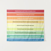 Zaligsprekerspalet Wandkleed (Voorkant (horizontaal))