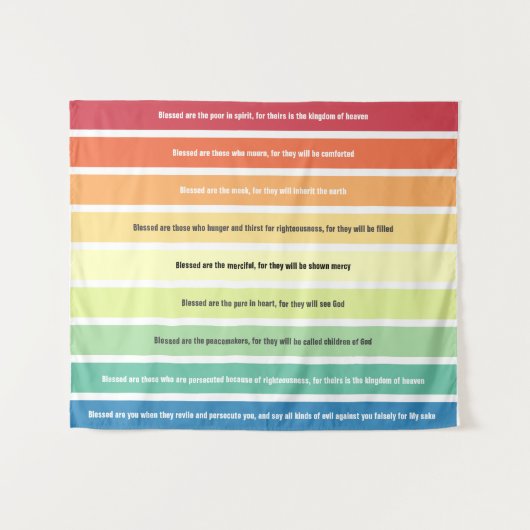 Zaligsprekerspalet Wandkleed (Voorkant (horizontaal))