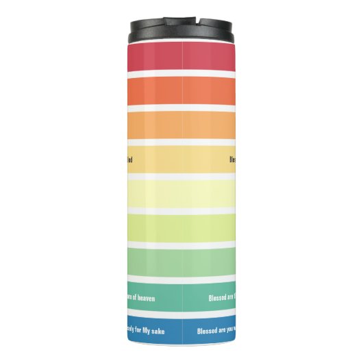 Zaligsprekerspalet Waterfles Thermosbeker (Achterkant)