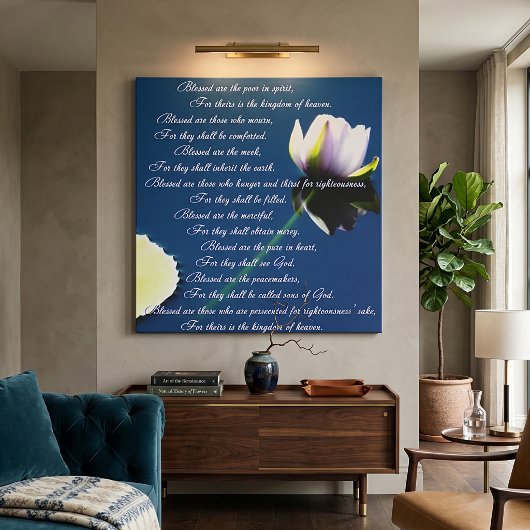 Zaligsprekingen Canvas Afdruk