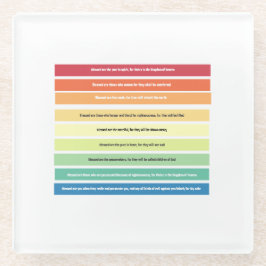 zaligsprekingen-Onderzetter Glazen Onderzetter