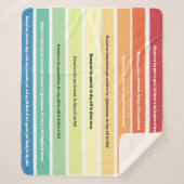 Zaligsprekingen Sherpa Blanket Sherpa Deken (Voorkant)