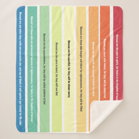 Zaligsprekingen Sherpa Blanket Sherpa Deken (Voorkant)