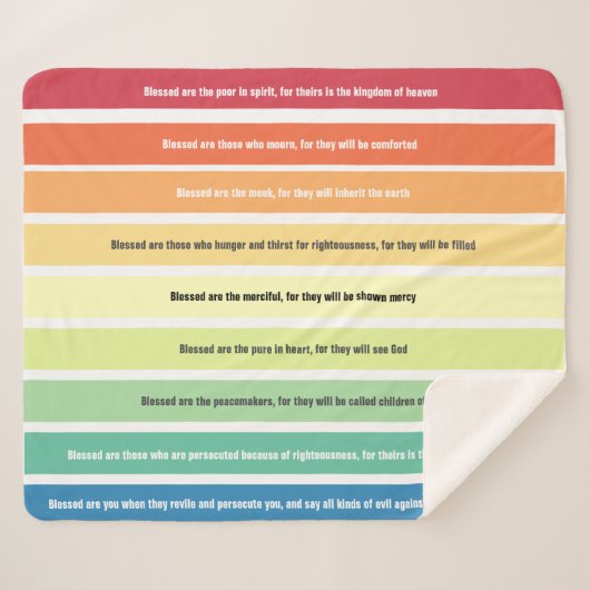 Zaligsprekingen Sherpa Blanket Sherpa Deken (Voorkant (horizontaal))