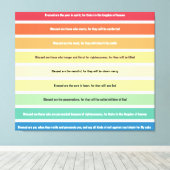 Zaligsprekingen Uitgerekt Canvas (Insitu (Houten vloer))