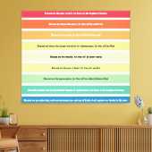 Zaligsprekingen Uitgerekt Canvas (Insitu (Woonkamer))