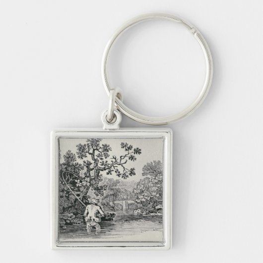 Zalm afspelen sleutelhanger (Voorkant)