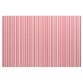 Zalm, Crimson en Mint Cream Stripes Stof (Fat Quarter)