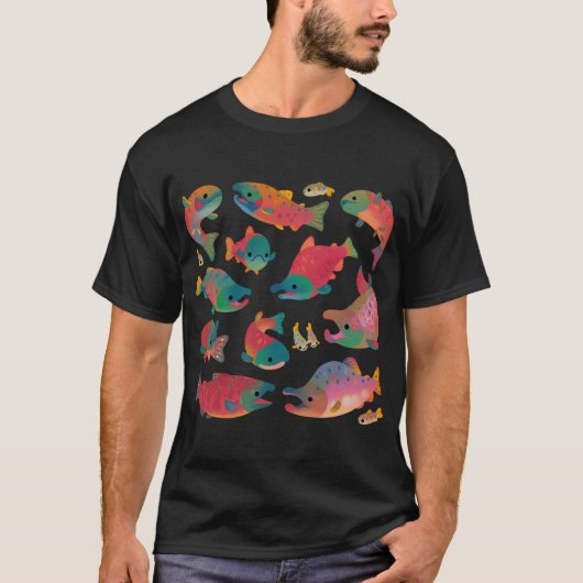 Zalm dag t-shirt (Voorkant)