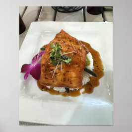 Zalm Diner Foto Poster