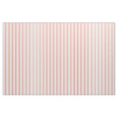 Zalm en witte lijnen stof (Fat Quarter)