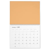 Zalm #F38367, Roze Daisy Kalender (Jan 2027)