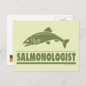 Zalm Gevist Briefkaart (Voorkant / Achterkant)