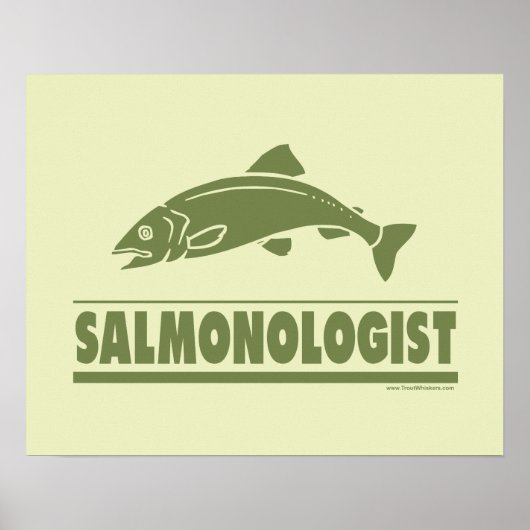 Zalm Gevist Poster (Voorkant)