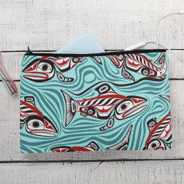 Zalm Haida Art Spirit Pacific Northwest Native Etui