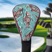 Zalm Haida Art Spirit Pacific Northwest Native Golfheadcover