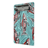 Zalm Haida Art Spirit Pacific Northwest Native Mini Klembord (Angled2)