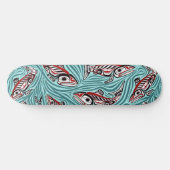 Zalm Haida Art Spirit Pacific Northwest Native Persoonlijk Skateboard (Horizontaal)