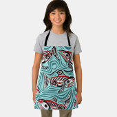 Zalm Haida Art Spirit Pacific Northwest Native Schort (Insitu)