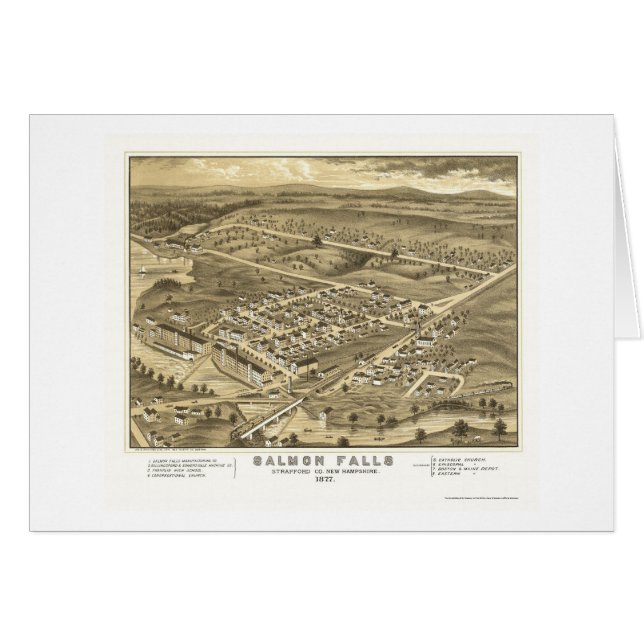 Zalm-Herfsten, NH Panoramic Map - 1877 (Voorkant Horizontaal)
