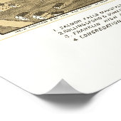 Zalm-Herfsten, NH Panoramic Map - 1877 Poster (Hoek)