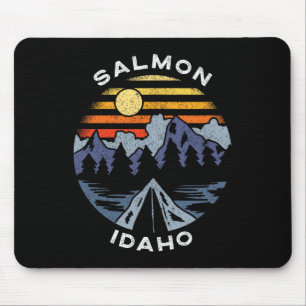 Zalm Idaho Bergen Vakantie Camping Souvenir Muismat