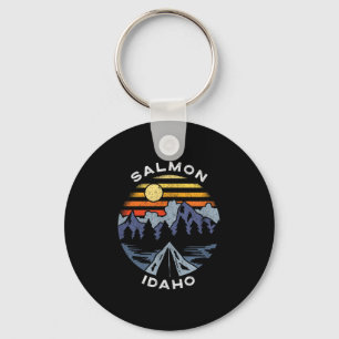 Zalm Idaho Bergen Vakantie Camping Souvenir Sleutelhanger