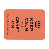 Zalm Kleur Craft Quote 3x4-in Flexibele Magneet (Horizontaal)