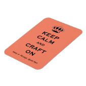 Zalm Kleur Craft Quote 3x4-in Flexibele Magneet (Linkerzijde)