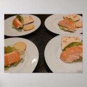 Zalm met krakers, poster (Voorkant)