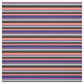 Zalm, Midnight Blue, Lavender, Dim Grey & Black Stof (Swatch)