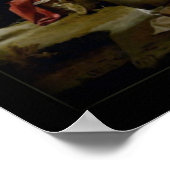 Zalm op de berg poster (Hoek)