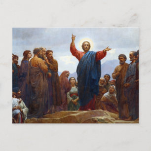 Zalm op de Mount Briefkaart