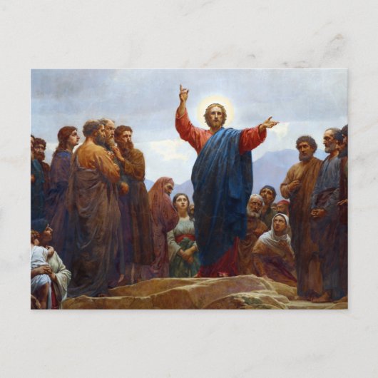 Zalm op de Mount Briefkaart (Voorkant)