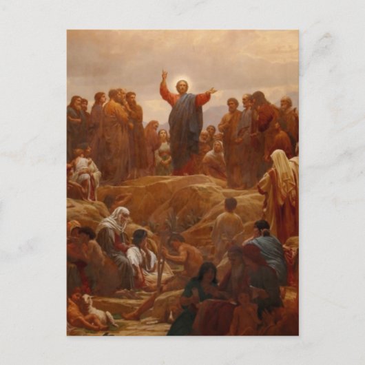 Zalm op de Mount Briefkaart (Voorkant)