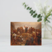 Zalm op de Mount Briefkaart (Staand voorkant)