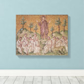 Zalm op de Mount Canvas Afdruk (Insitu (Houten vloer))