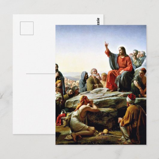 Zalm op de Mount Kaart (Voorkant / Achterkant)