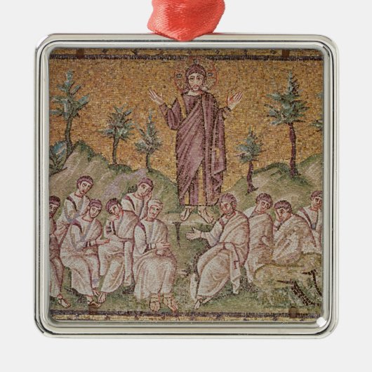 Zalm op de Mount Metalen Ornament (Voorkant)