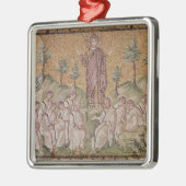 Zalm op de Mount Metalen Ornament (Links)