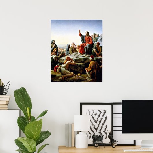 Zalm op de Mount Poster (Thuiskantoor)