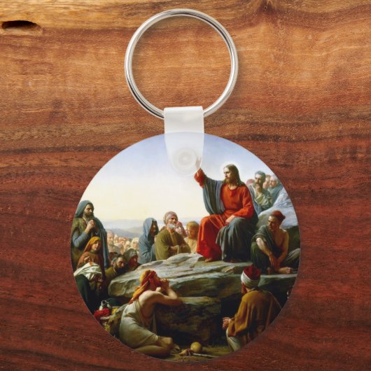 Zalm op de Mount Sleutelhanger (Voorkant)