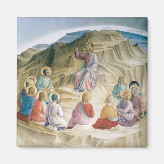 Zalm op de Mount Square Magnet (Voorkant)