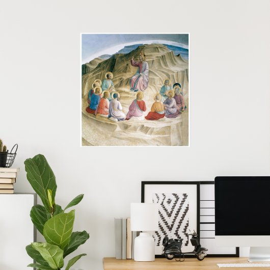 Zalm op het Poster Mount (Thuiskantoor)