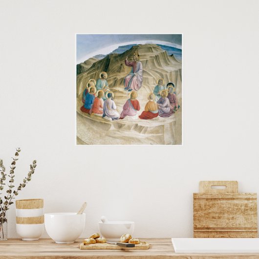 Zalm op het Poster Mount (Keuken)