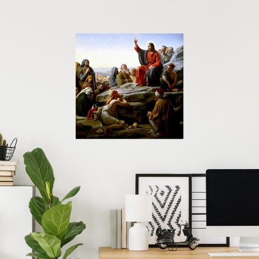 Zalm op het Poster Mount (Thuiskantoor)