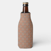 Zalm ovale kettingen flesjeskoeler (Fles Voorkant)