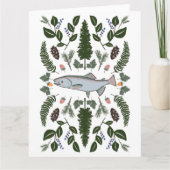 Zalm PNW Natuur Den Firvarens Bessen Foerageerfees Kaart (Voorkant)