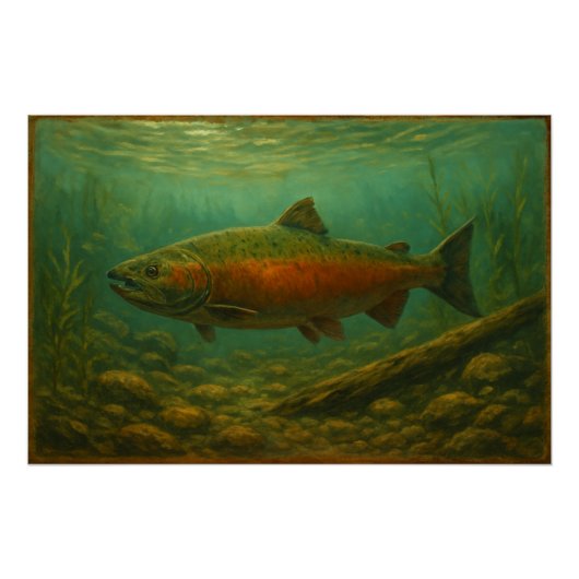 Zalm Poster (Voorkant)