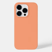 Zalm Roze kleurenaccent aanpasbaar Case-Mate iPhone Case (Achterkant)